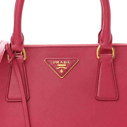 Prada Saffiano Lux Medium Promenade Tote Peonia 6 of 10