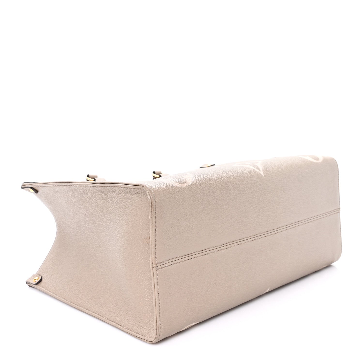 Louis Vuitton Empreinte Monogram Giant Onthego MM Tourterelle Creme 4 of 10