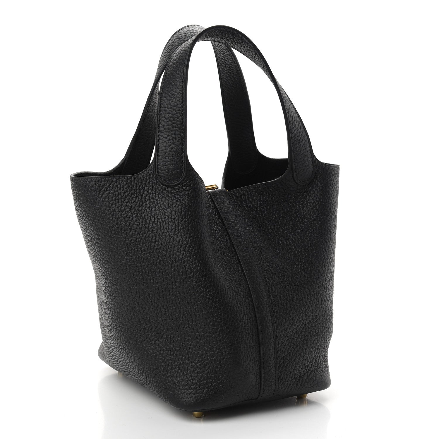 Hermes Taurillon Clemence Picotin Lock 18 PM Black 3 of 9