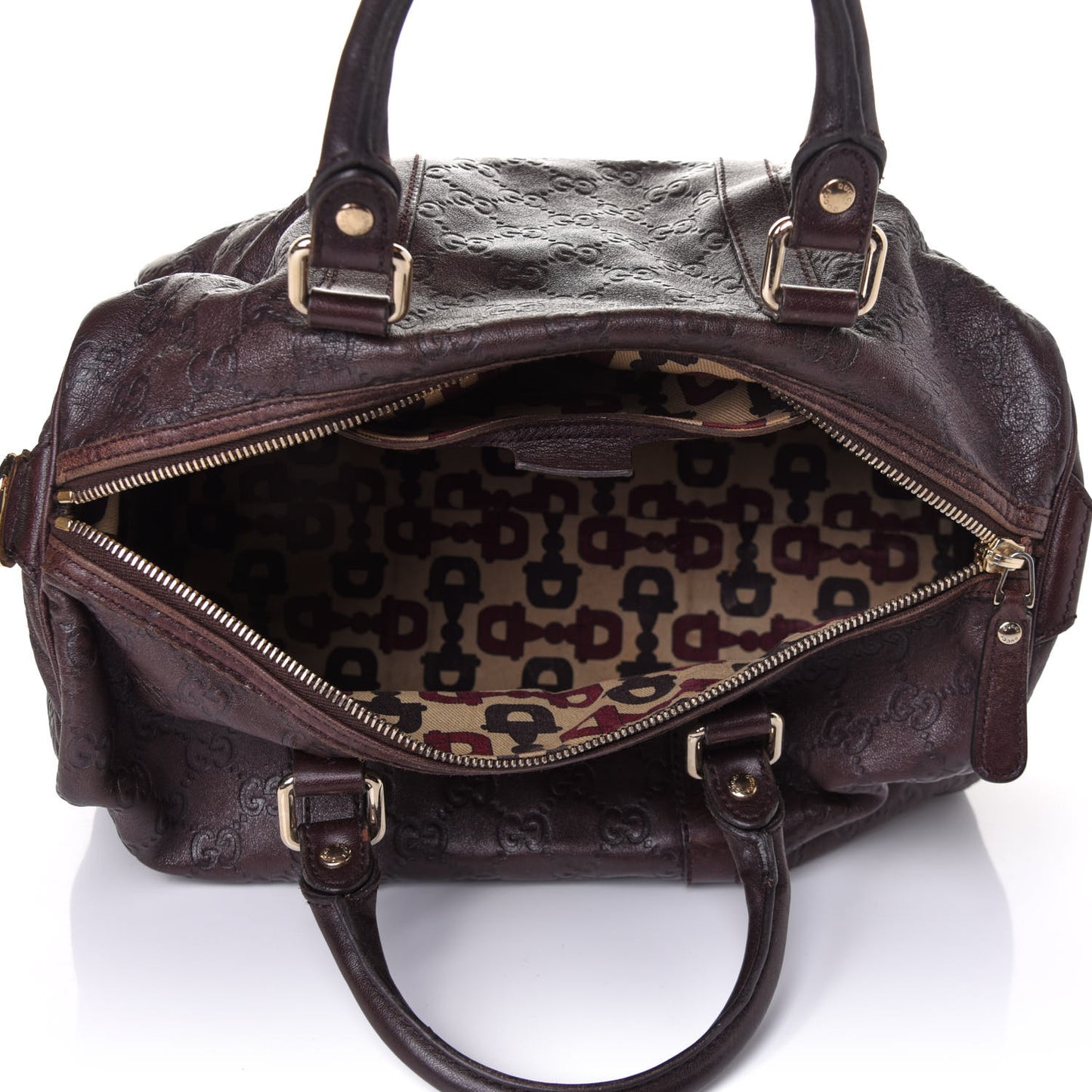 Guccissima Medium Joy Boston Dark Brown