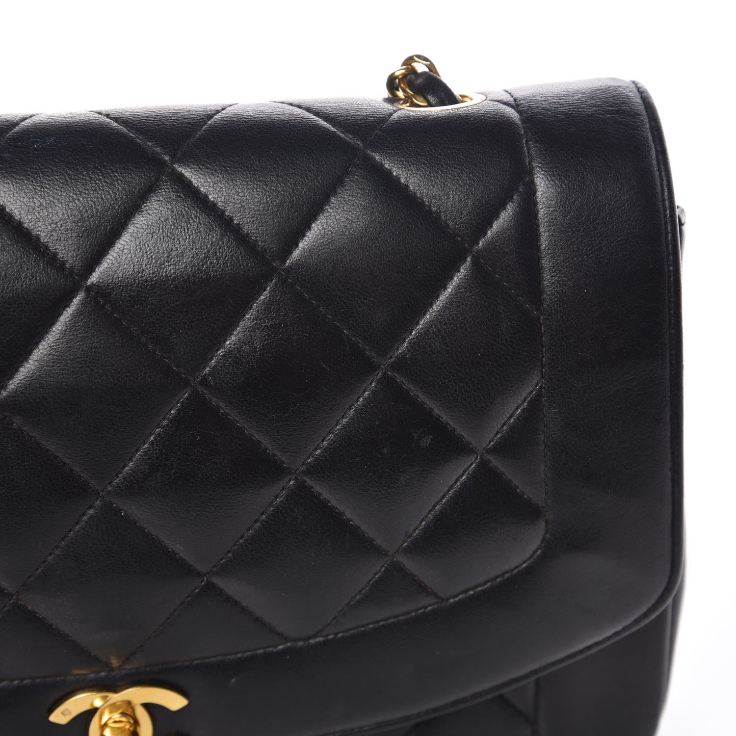 Chanel Lambskin Quilted Medium Single Flap Black 15 of 15