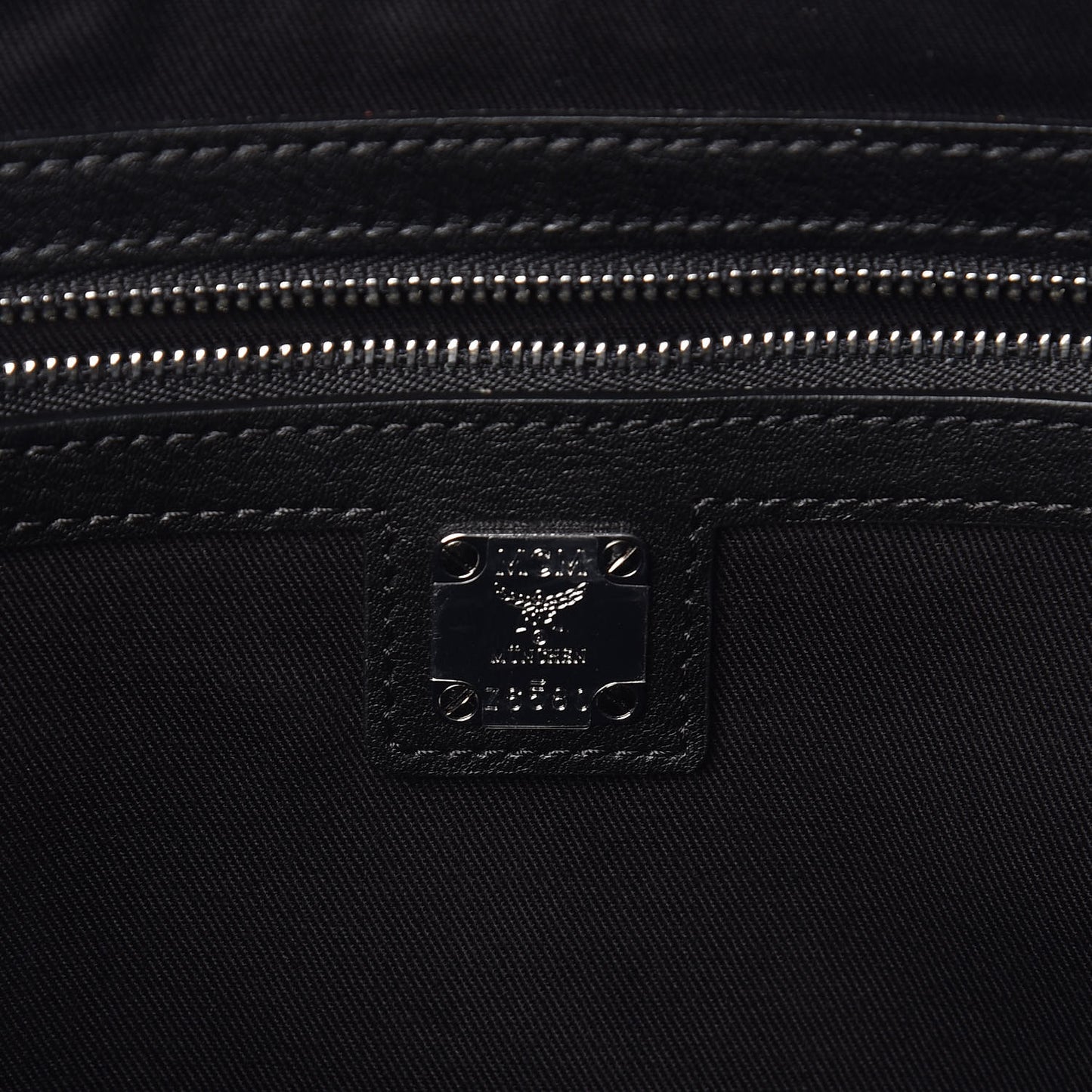 Calfskin Ottomar Monogram Medium Klara Shopper Tote Black