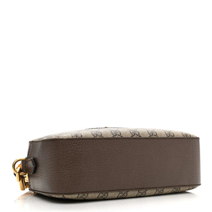 Gucci GG Supreme Monogram Web Neo Vintage Shoulder Bag Beige New Acero Crop 5 of 11
