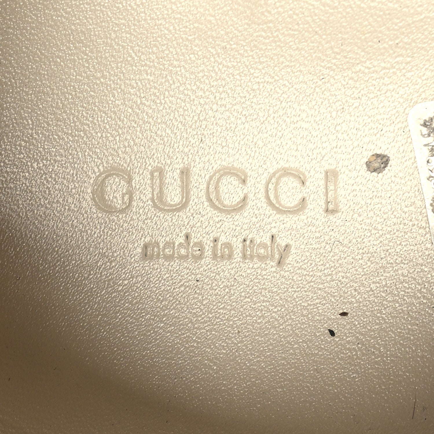 Gucci Calfskin Heart Rhyton Sneakers 39.5 Ivory 9 of 10
