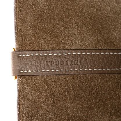 Hermes Taurillon Clemence Picotin Lock 22 MM Etoupe 7 of 11