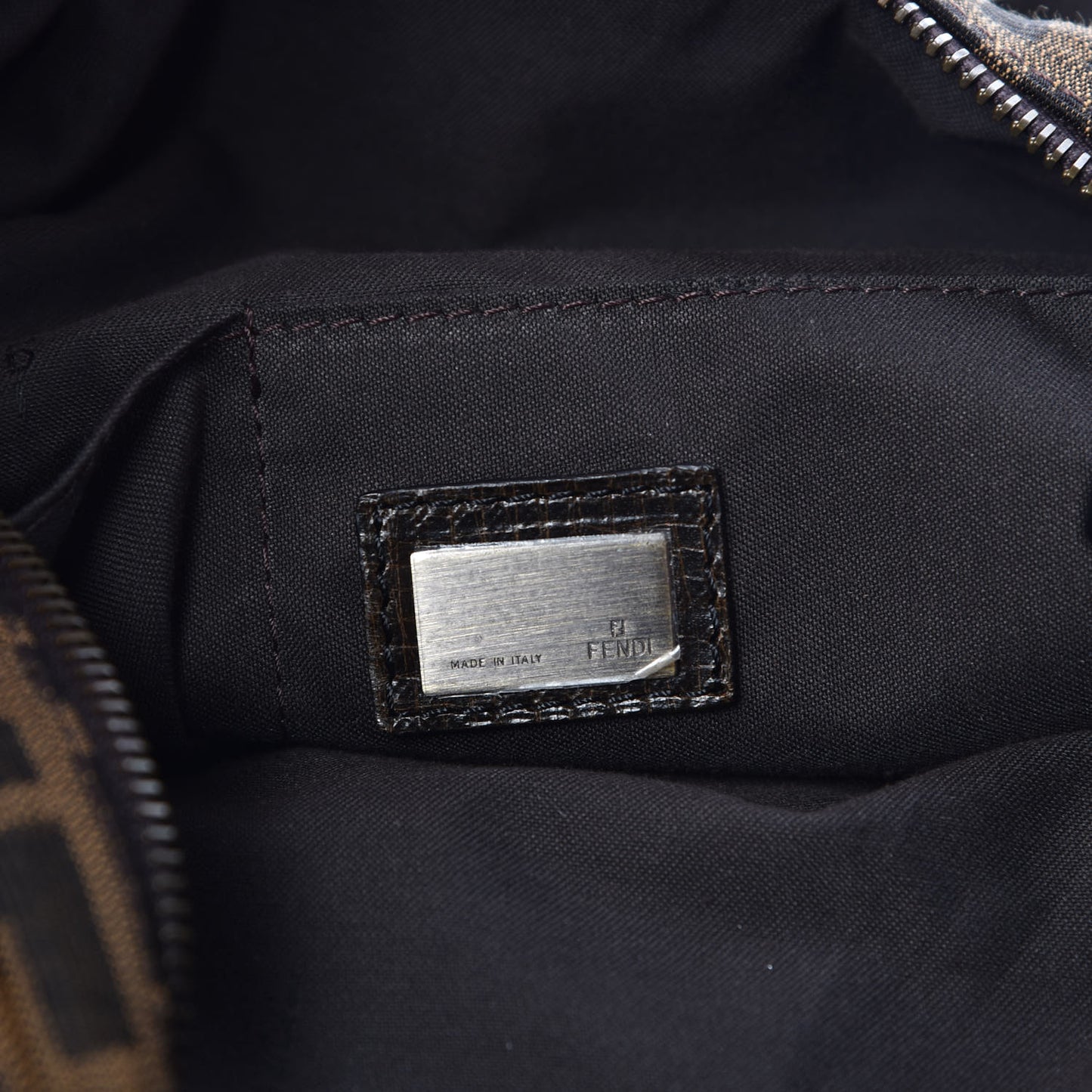 Zucca B Buckle Hobo Tobacco Castagna