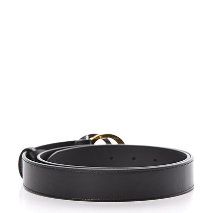 Gucci Plutone Calfskin Interlocking G 30mm Belt 95 38 Black 3 of 7