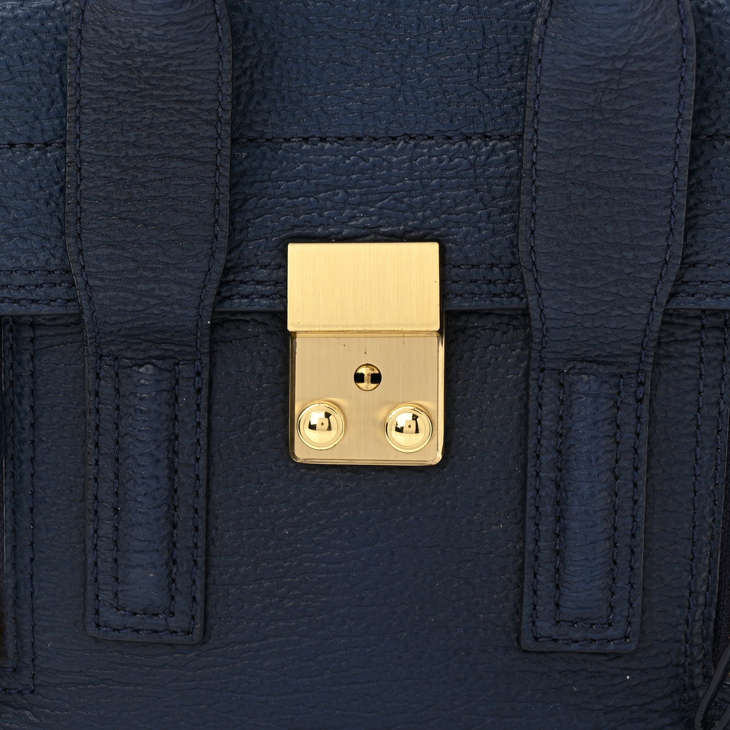 3.1 Phillip Lim Textured Calfskin Mini Pashli Satchel Ink 8 of 11