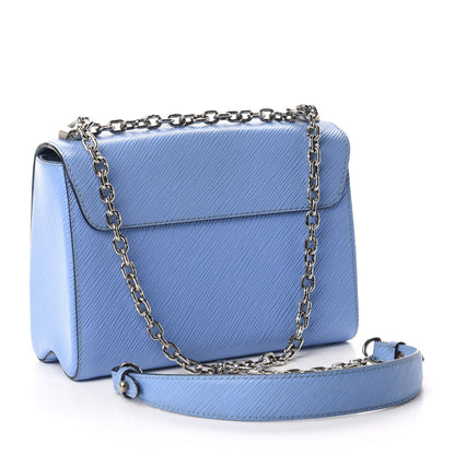 Louis Vuitton Epi Tropical Birds Twist Shoulder Bag MM Bleuet 3 of 10