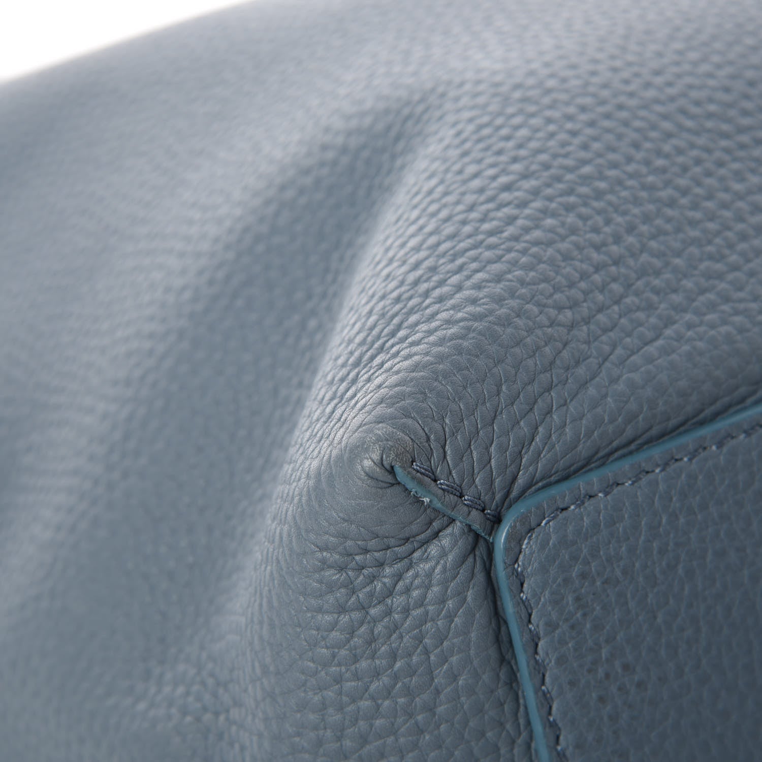 Burberry Grainy Calfskin Remington Tote Dusty Teal Blue 13 of 13