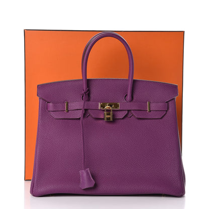 Hermes Togo Birkin 35 Anemone 38 of 38