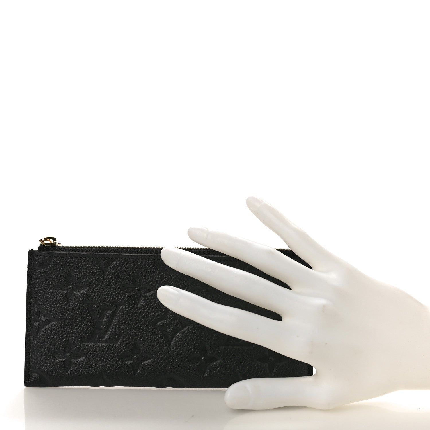 Louis Vuitton Empreinte Curieuse Wallet Zippered Insert Black 2 of 8