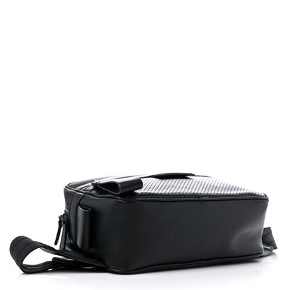 Bottega Veneta Perforated Calfskin Leggero Intrecciato Belt Bag Black 4 of 13