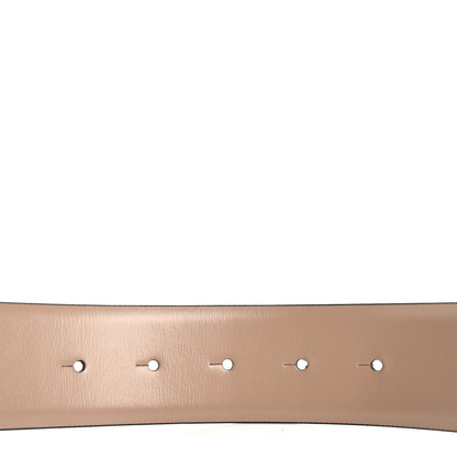 Valentino Garavani Calfskin Crystal VLogo 40mm Belt 95 38 Black Poudre 4 of 6