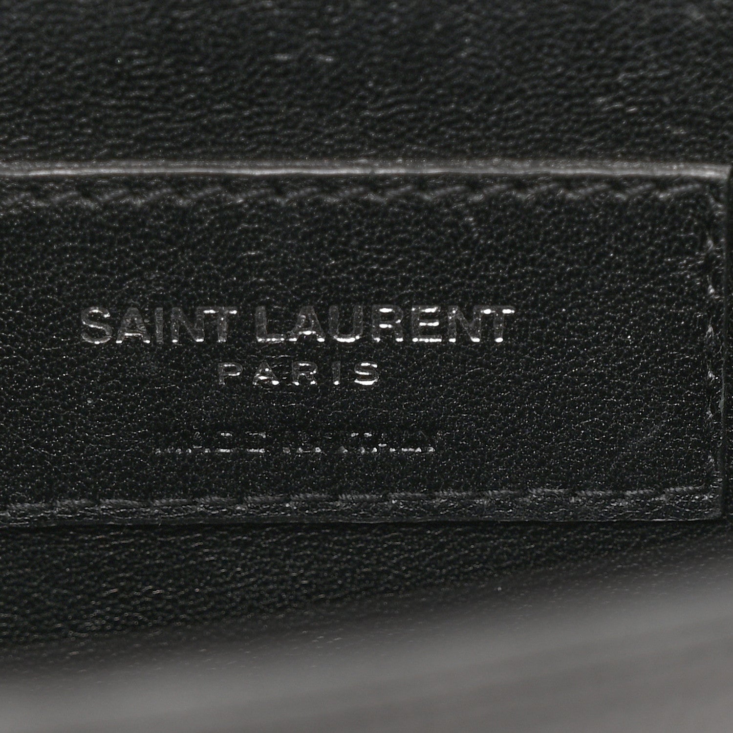 Saint Laurent Grain De Poudre Small Monogram Kate Satchel Black 6 of 14