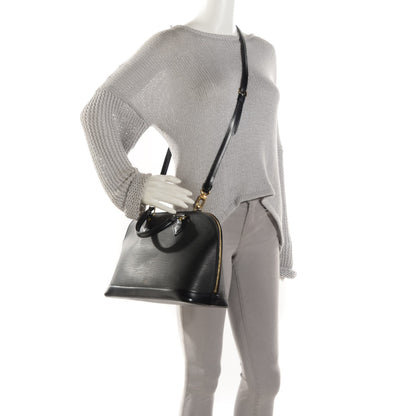 Louis Vuitton Epi Alma PM Black 2 of 7