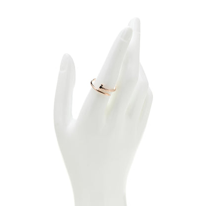 Cartier 18K Pink Gold Small Juste Un Clou Ring 56 7.5 2 of 5