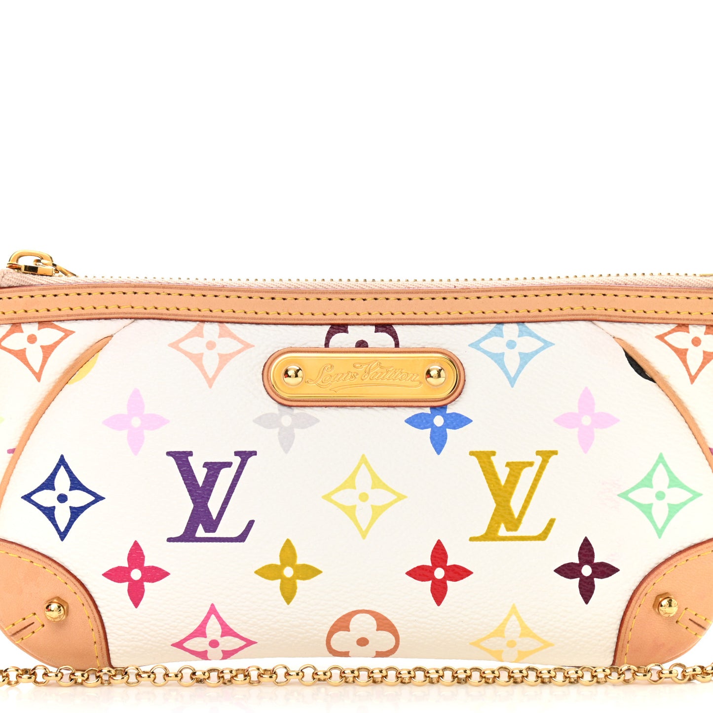 Monogram Multicolor Pochette Milla MM White