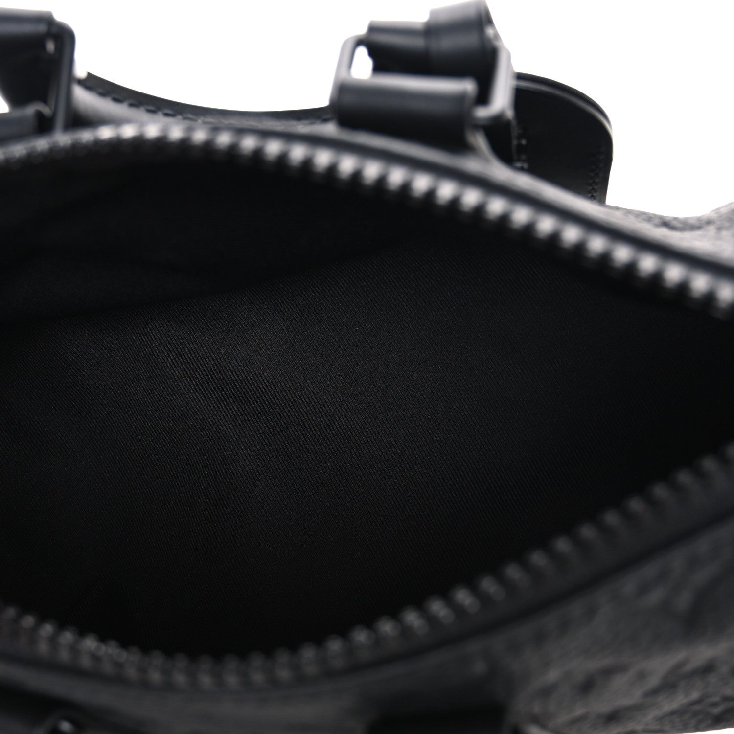 Louis Vuitton Monogram Taurillon Keepall Bandouliere 25 Black 5 of 10