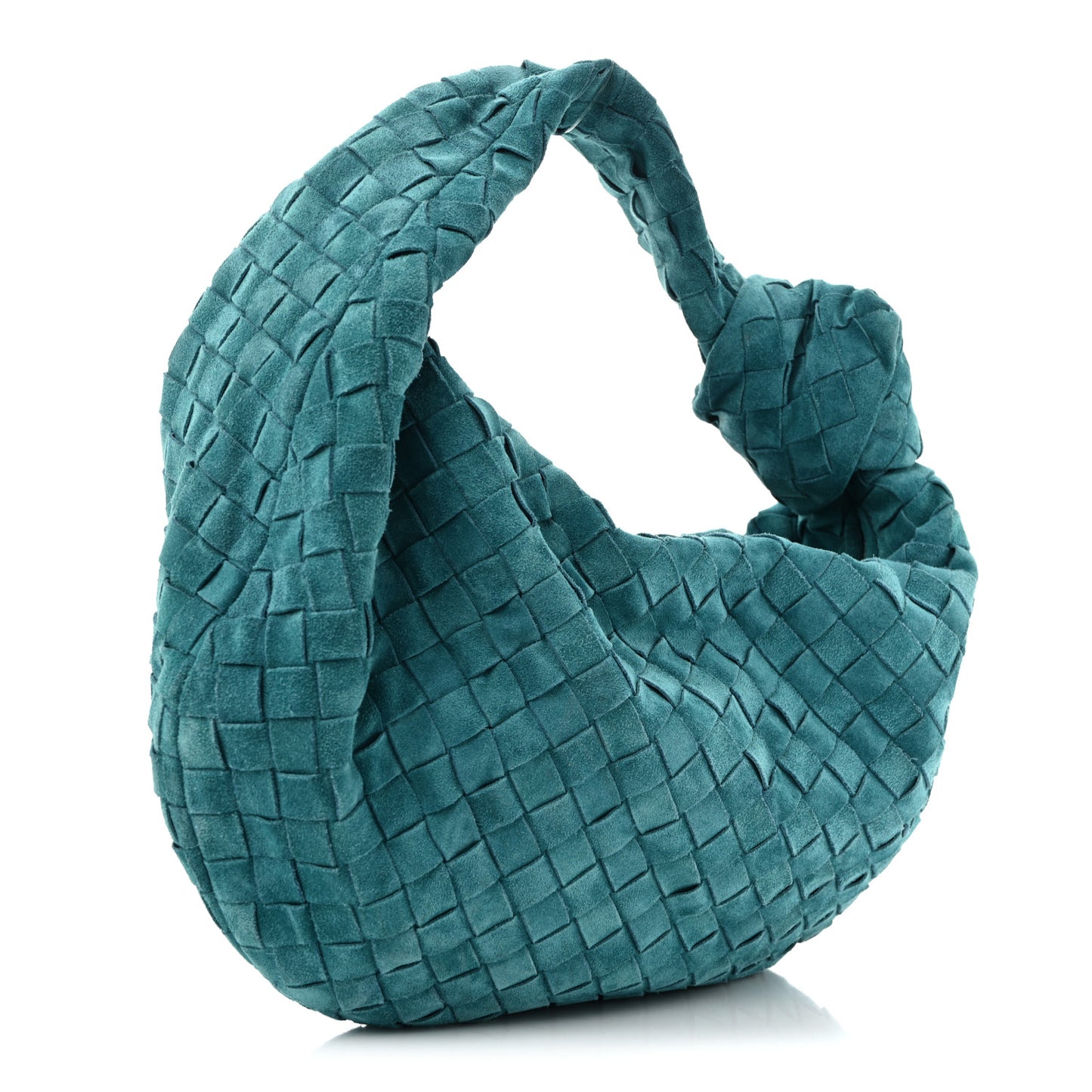 Suede Calfskin Intrecciato Teen Jodie Hobo Scuba