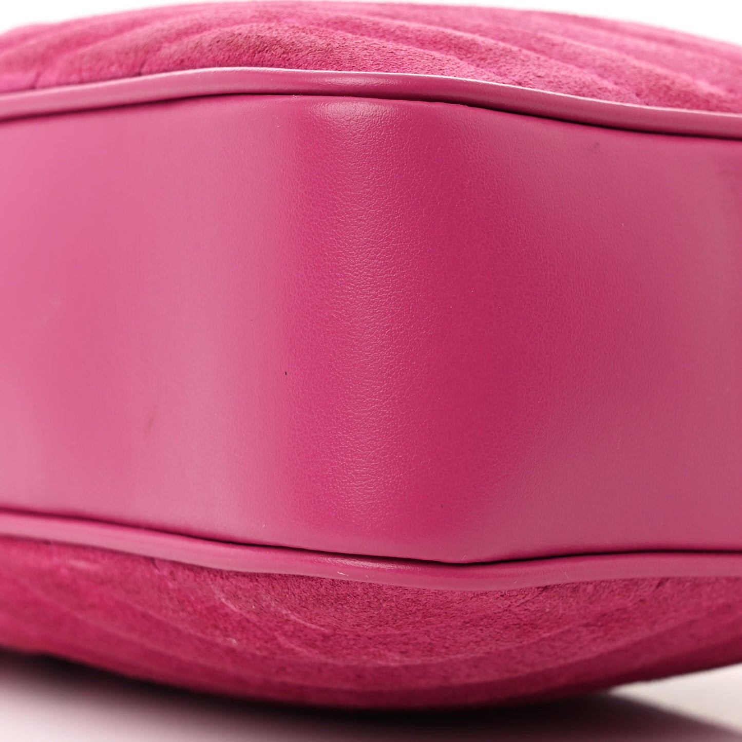 Suede Matelasse Monogram Lou Camera Bag Rose