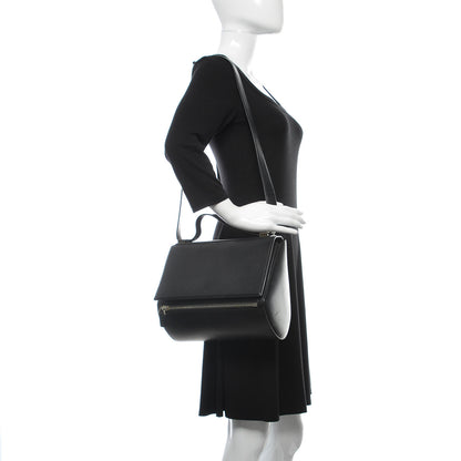 Givenchy Textured Calfskin Medium Pandora Box Crossbody Bag Black 2 of 15