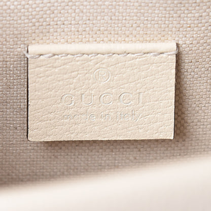Gucci Textured Calfskin Crystal Mini Dionysus Shoulder Bag Mystic White 8 of 10
