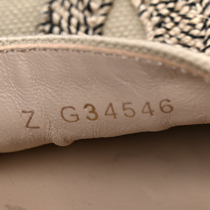 Chanel Canvas Grosgrain CC Espadrilles 40 Light Green Black 9 of 13