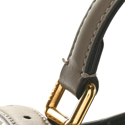 Fendi Vitello Seta Shiny Nappa Plexiglass Bi-Color Small Peekaboo I SEE U Satchel Tartaruga Black 10 of 10