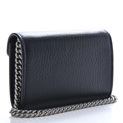 Gucci Calfskin Dionysus Coin Purse Black 3 of 7