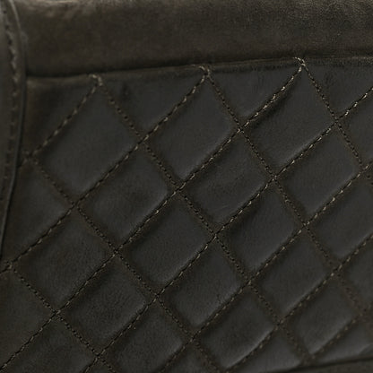 Chanel Iridescent Calfskin Marble Plexiglass Boy Brick Flap Dark Khaki 12 of 12