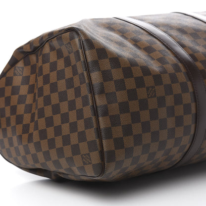Louis Vuitton Damier Ebene Keepall 50 7 of 9