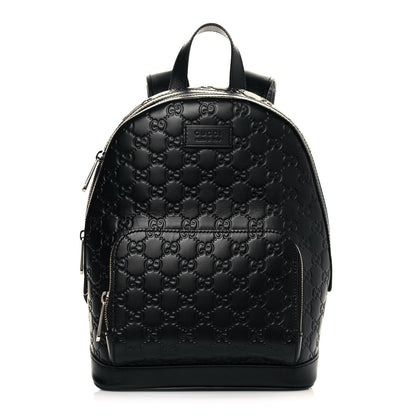 Gucci Guccissima Signature Small Day Backpack Black 1 of 10