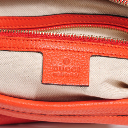 Gucci Pebbled Calfskin Small Miss GG Hobo New Dark Orange 5 of 7