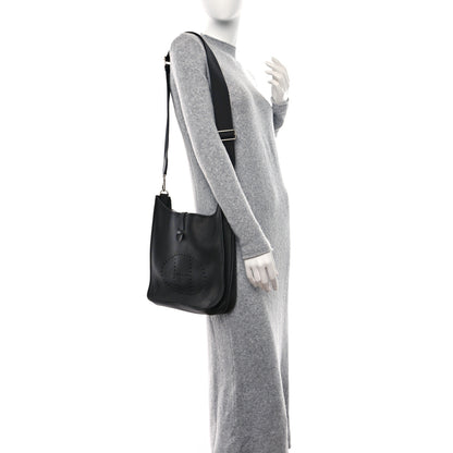 Hermes Taurillon Clemence Evelyne III PM Plomb 2 of 10
