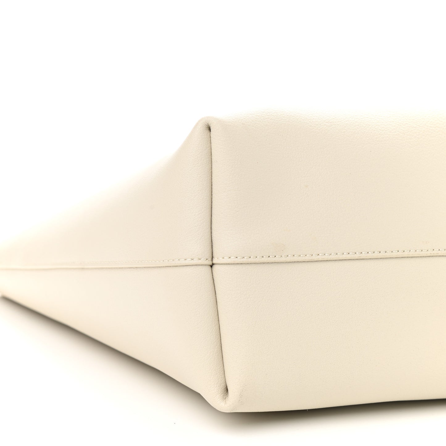 Calfskin Large Shopping Tote Porcellana
