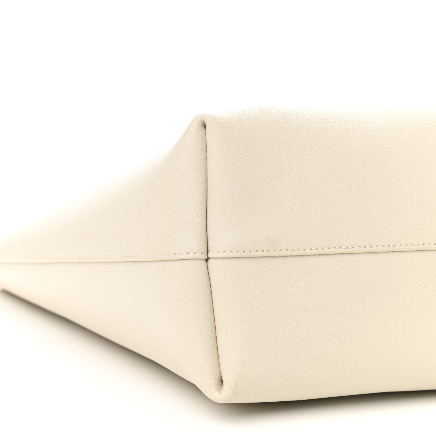 Saint Laurent Calfskin Large Shopping Tote Porcellana 9 of 12