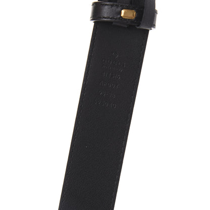Gucci Calfskin Double G 30mm Belt 95 38 Black 5 of 5