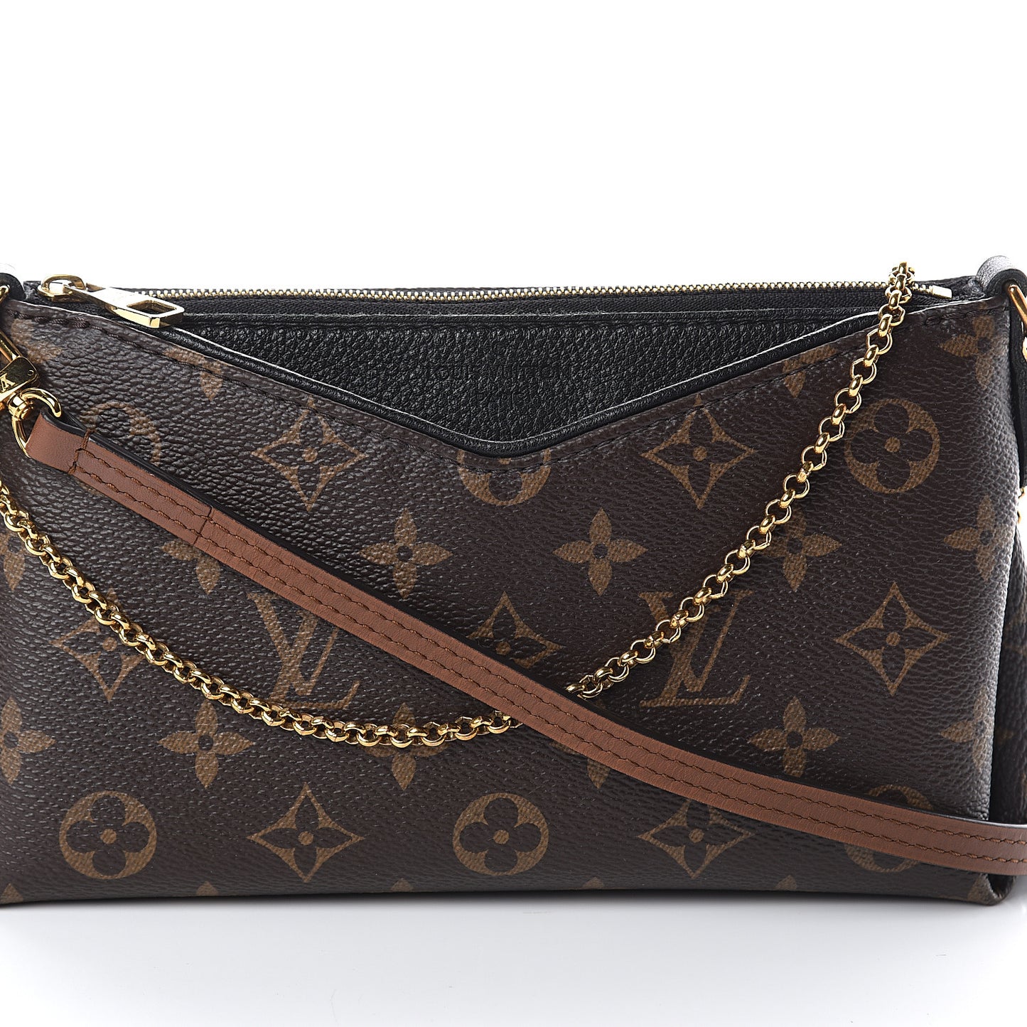 Monogram Pallas Clutch Black