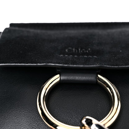 Chloe Suede Calfskin Mini Faye Bracelet Bag Black 11 of 12