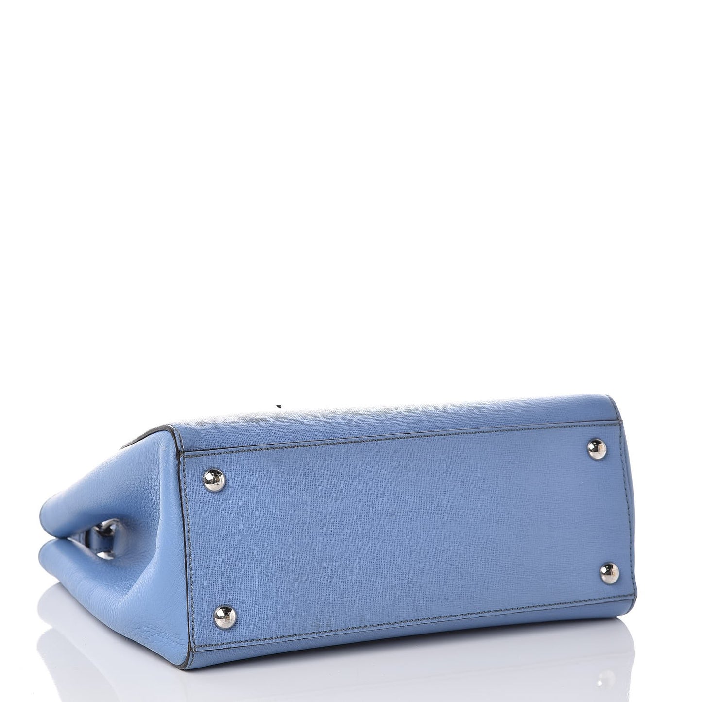 Vitello Elite Flamingo Petite 2Jours Tote Azzurro Nebula