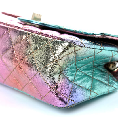 Chanel Metallic Goatskin Quilted Mini 2.55 Reissue Flap Multicolor 6 of 10