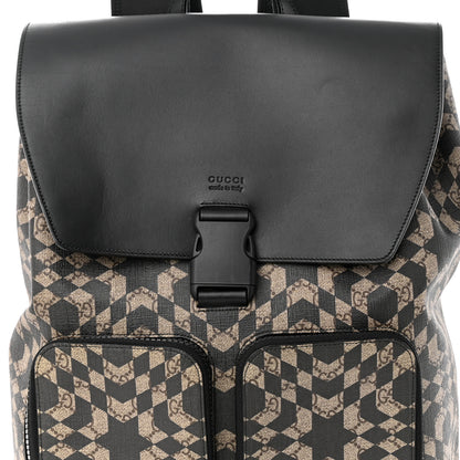 Gucci GG Supreme Monogram Caleido Backpack Black 8 of 11