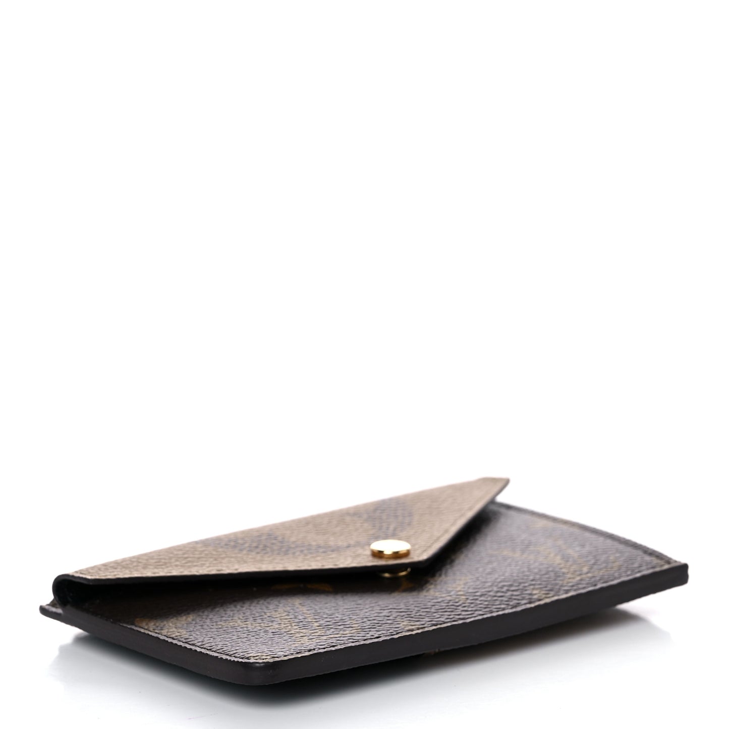 Reverse Monogram Recto Verso Card Holder Brown