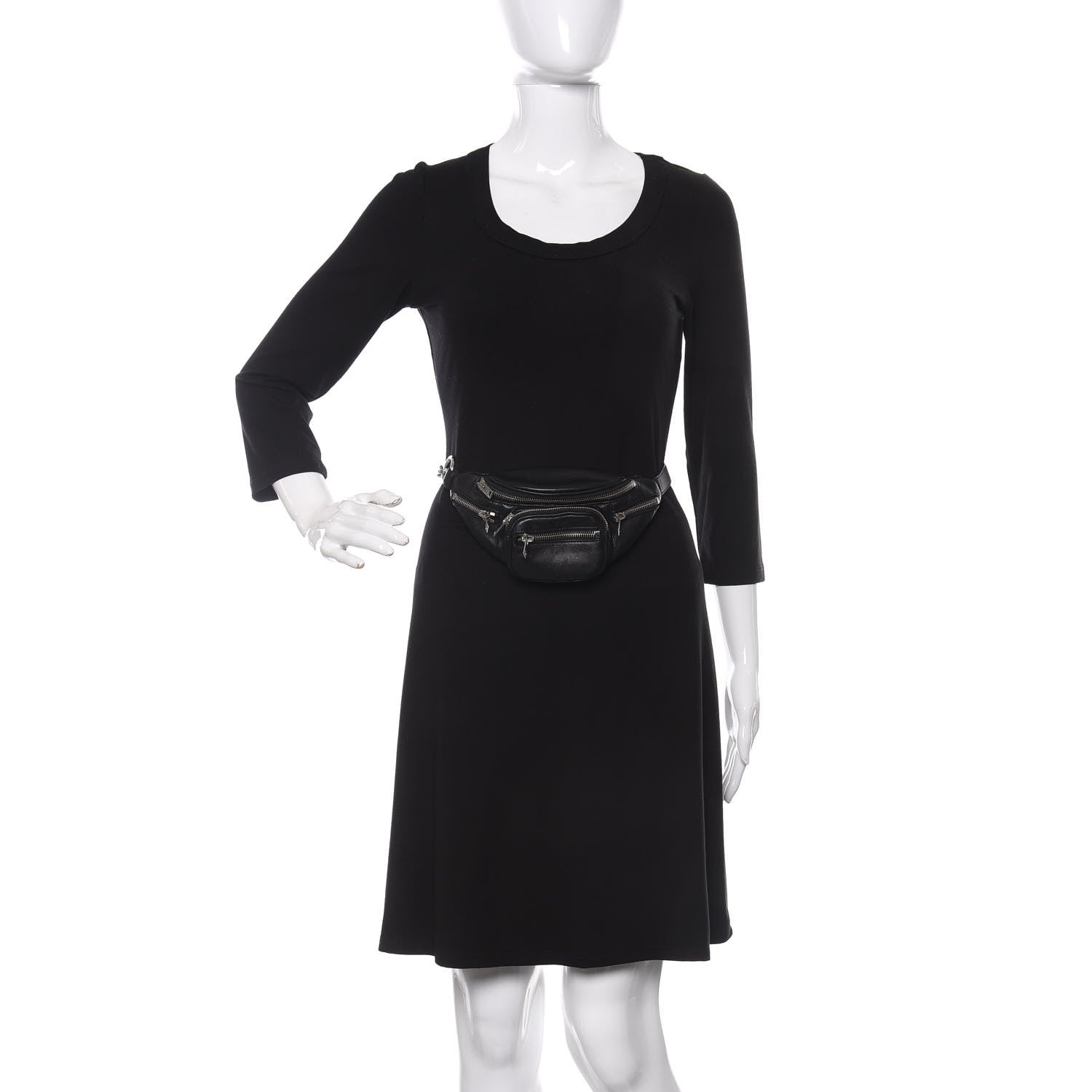 Alexander Wang Lambskin Attica Belt Bag Black 2 of 11