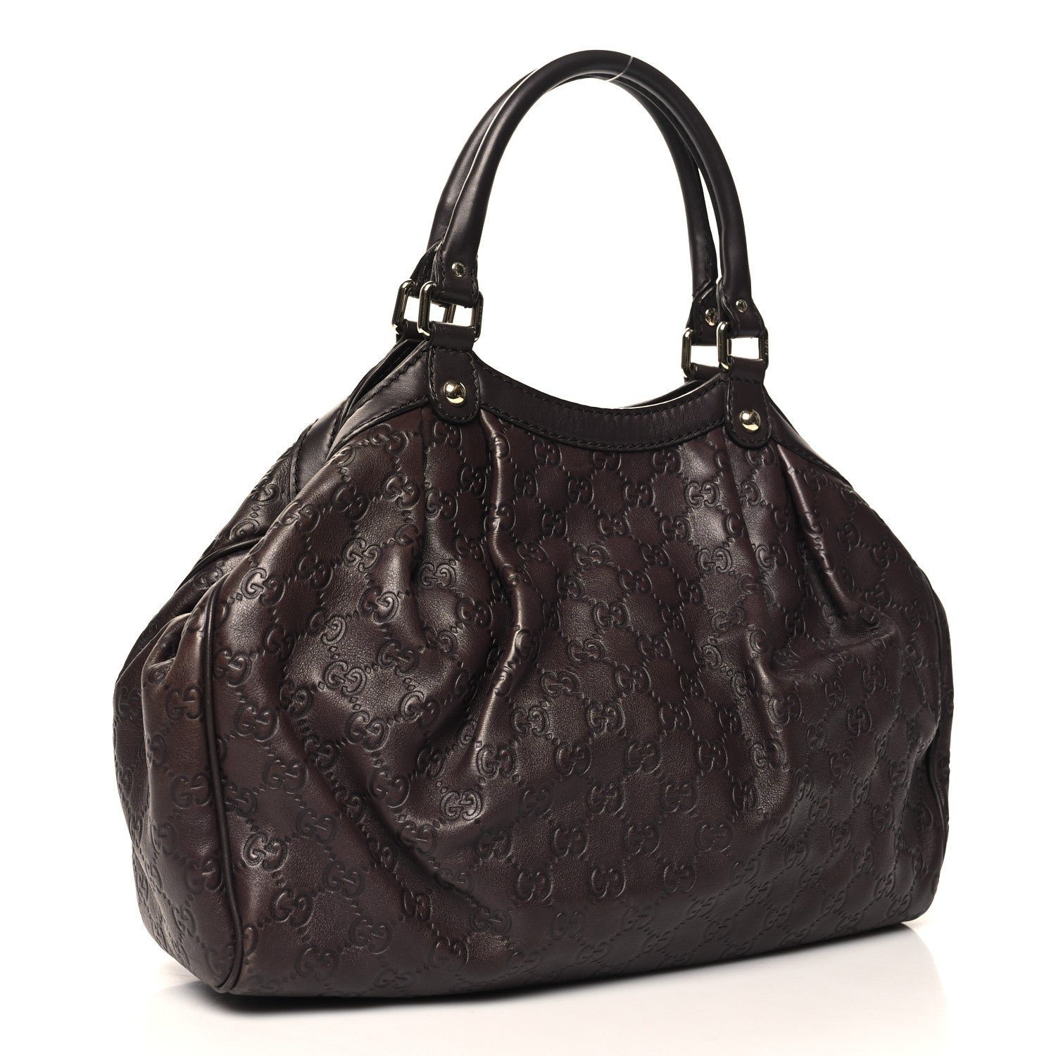 Gucci Guccissima Medium Sukey Tote Brown 3 of 12