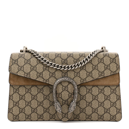 Gucci GG Supreme Monogram Small Dionysus Shoulder Bag Taupe 1 of 13