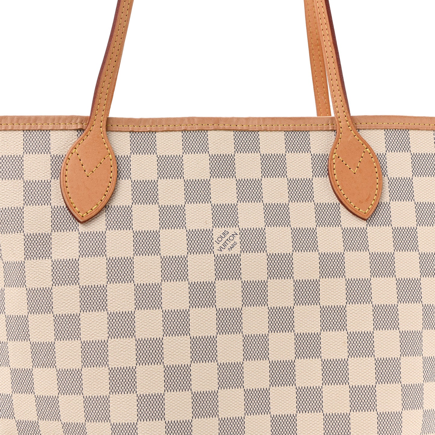 Damier Azur Neo Neverfull MM Rose Ballerine