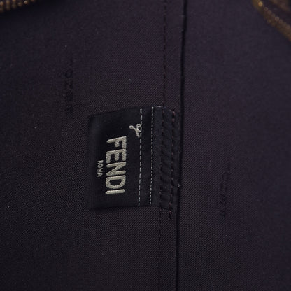 Fendi Zucca Spalmati Chalks Medium Roll Tote Tobacco Multicolor 8 of 8