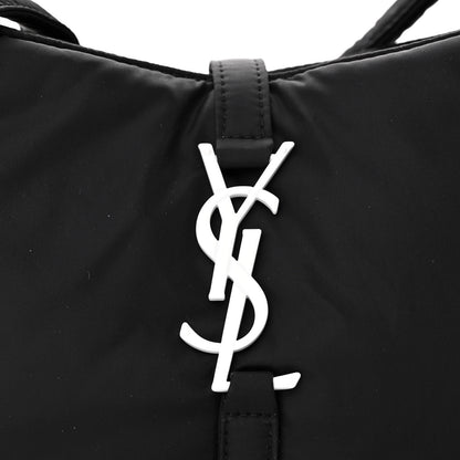 Saint Laurent Econyl Nylon Le 5 A 7 Hobo Black White 8 of 10